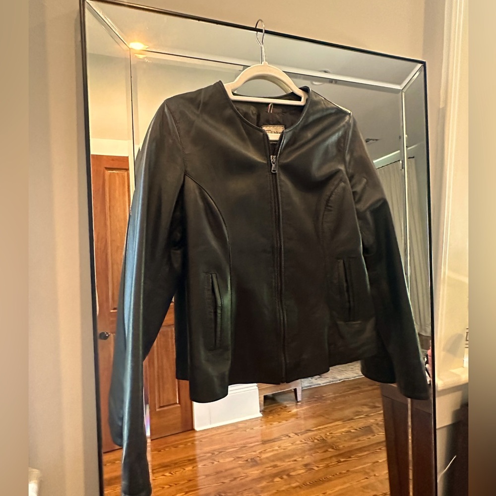 Italian Black Leather Jacket